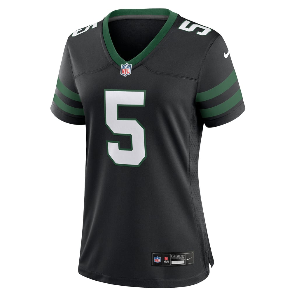 Women's New York Jets Garrett Wilson Legacy Black Alternate Game Jersey