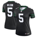 Women's New York Jets Garrett Wilson Legacy Black Alternate Legend Player Performance Top