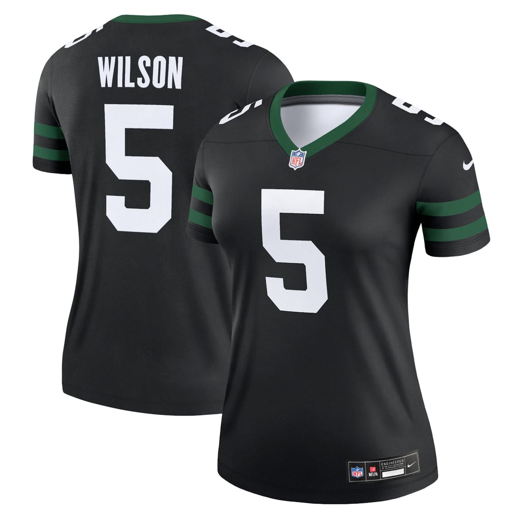 Women's New York Jets Garrett Wilson Legacy Black Alternate Legend Player Performance Top