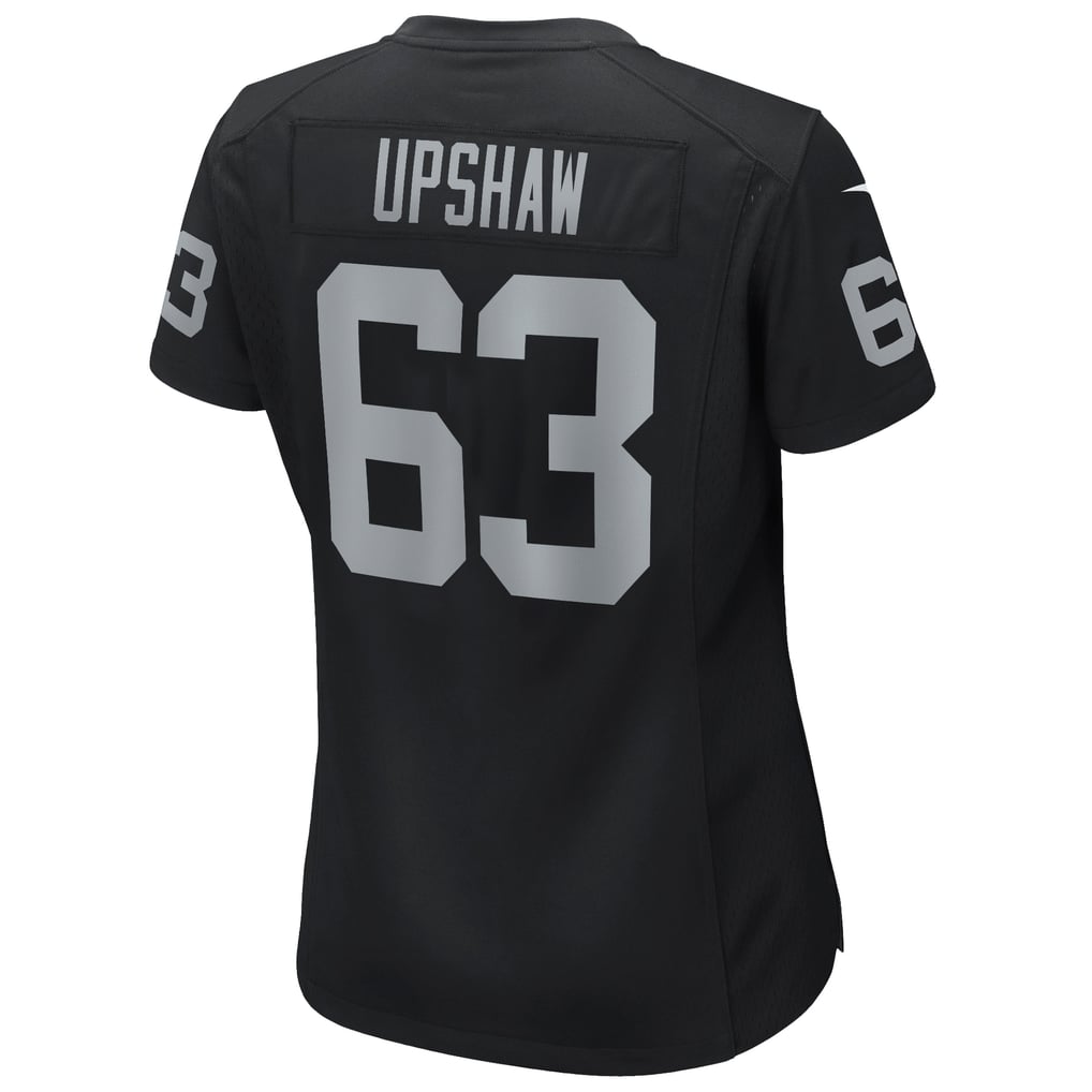 Women's Las Vegas Raiders Gene Upshaw Black Game Retired Player Jersey