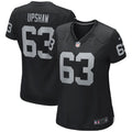 Women's Las Vegas Raiders Gene Upshaw Black Game Retired Player Jersey