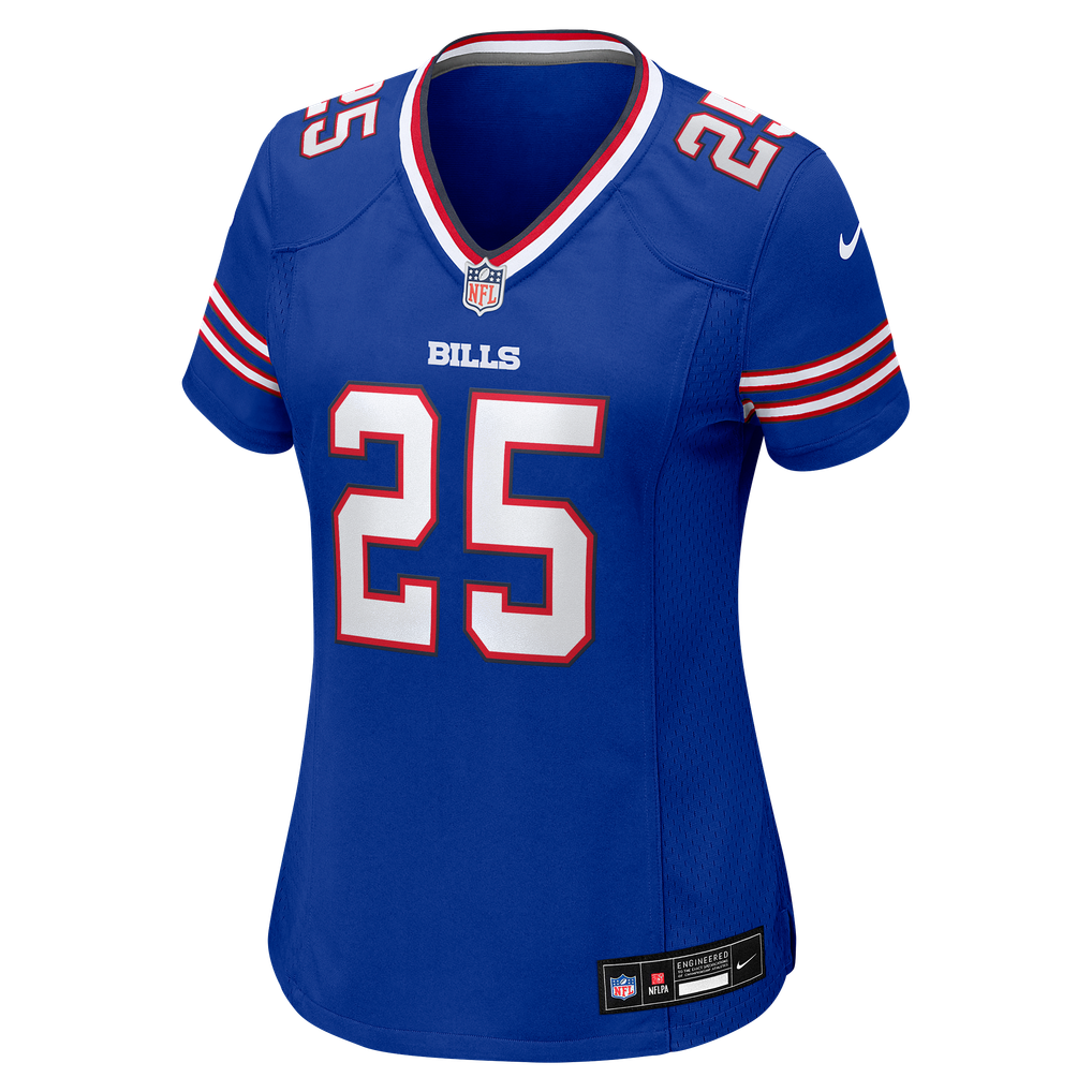 Women's Buffalo Bills Geno Stone Royal Team Game Jersey