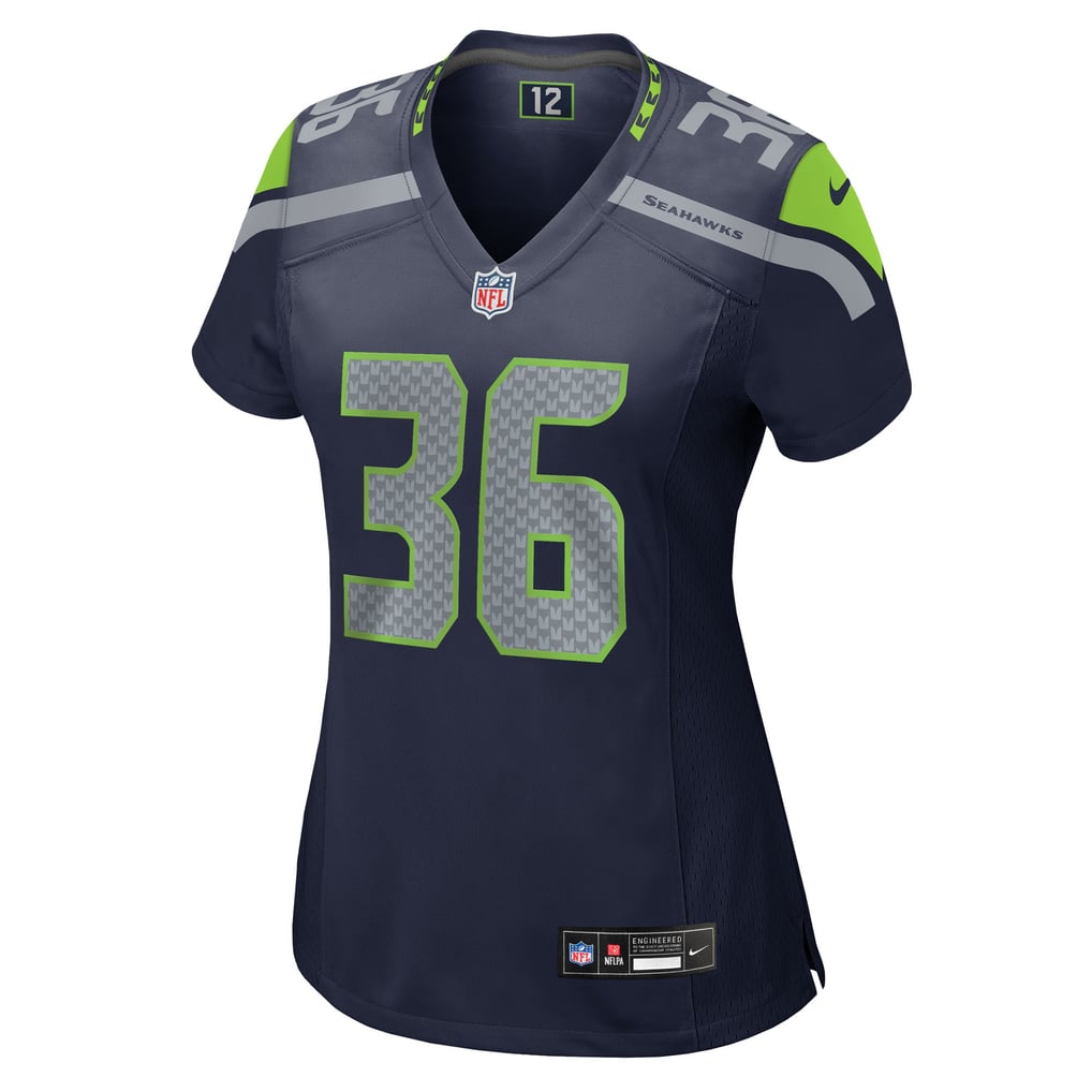 Women's Seattle Seahawks George Holani College Navy Team Game Jersey