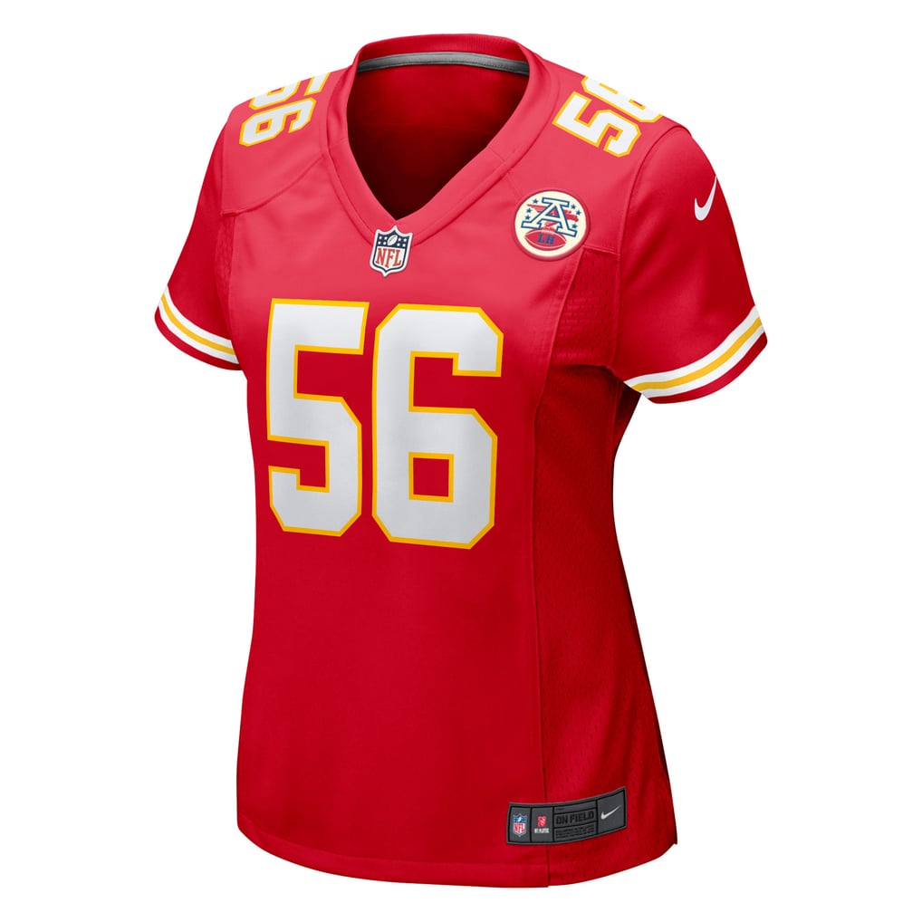 Women's Kansas City Chiefs George Karlaftis Red Game Player Jersey