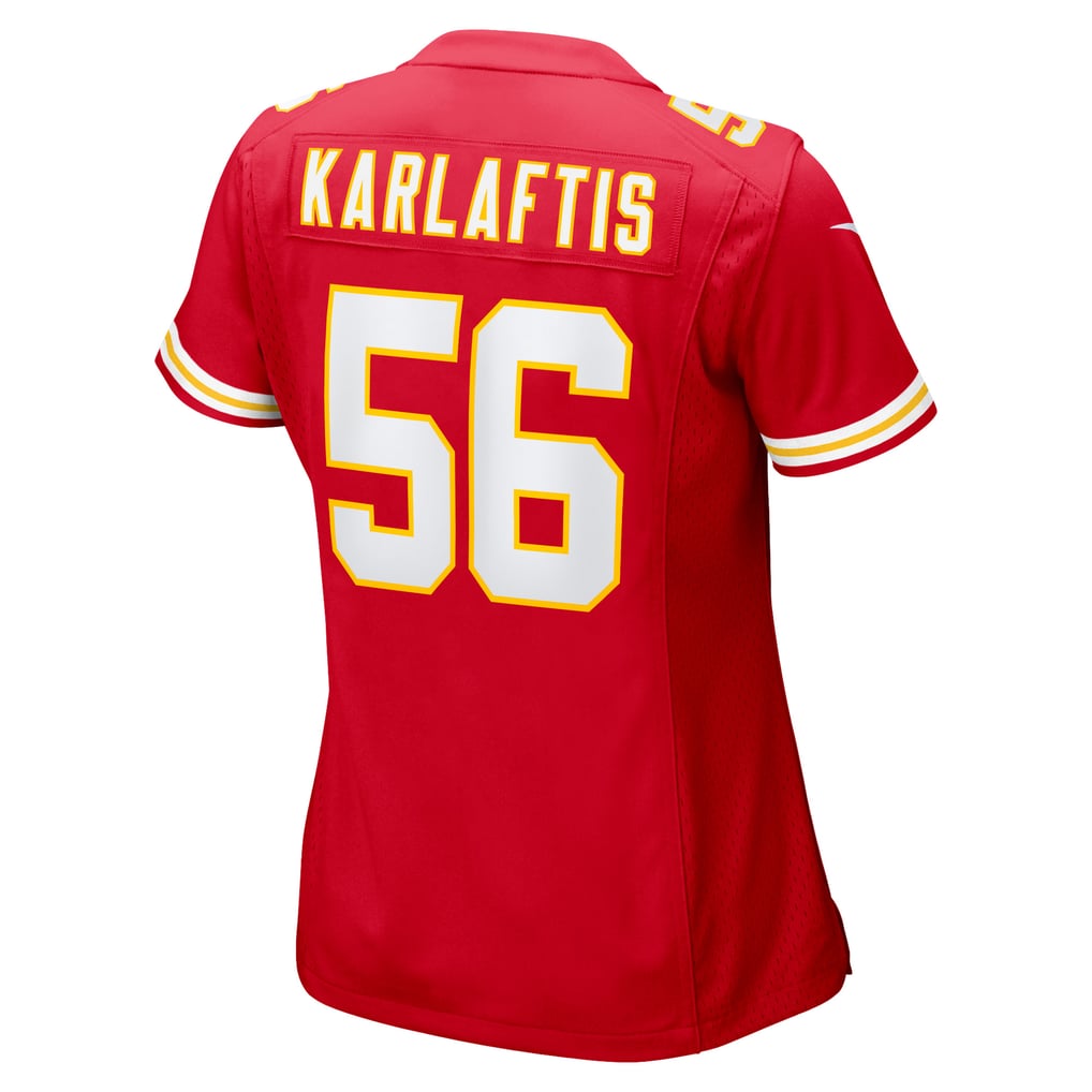 Women's Kansas City Chiefs George Karlaftis Red Game Player Jersey