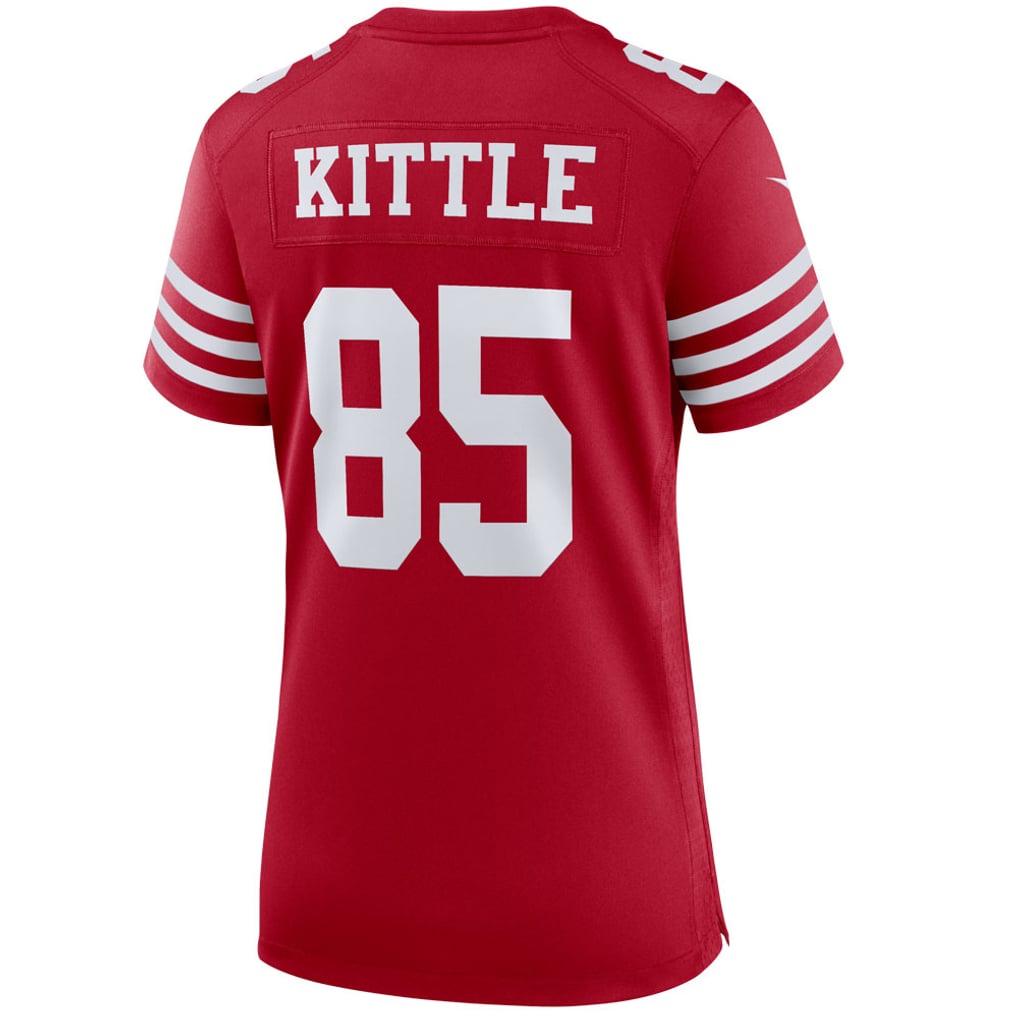 Women's San Francisco 49ers George Kittle Scarlet Player Jersey