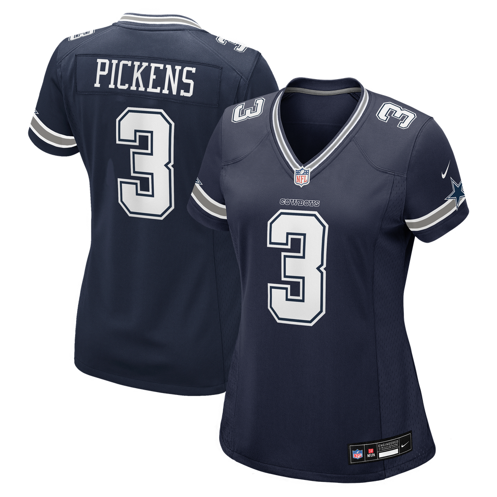 Women's Dallas Cowboys George Pickens Navy Game Jersey