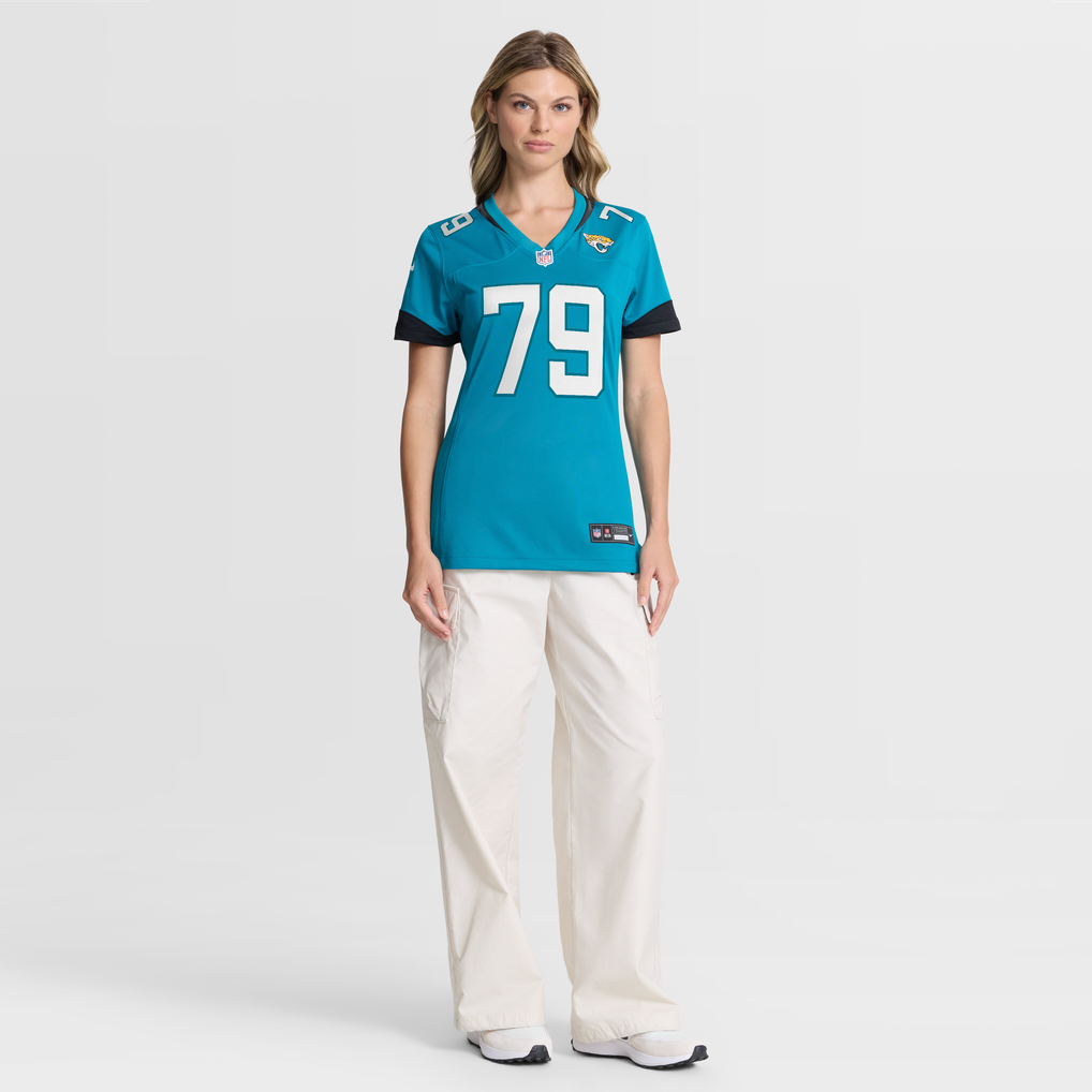 Women's Jacksonville Jaguars Geron Christian Sr. Teal Team Game Jersey