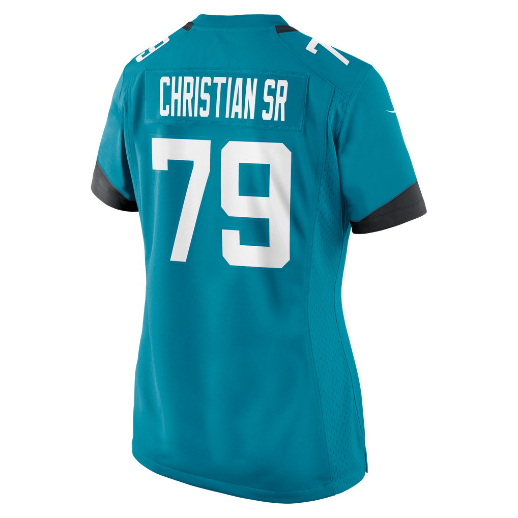 Women's Jacksonville Jaguars Geron Christian Sr. Teal Team Game Jersey