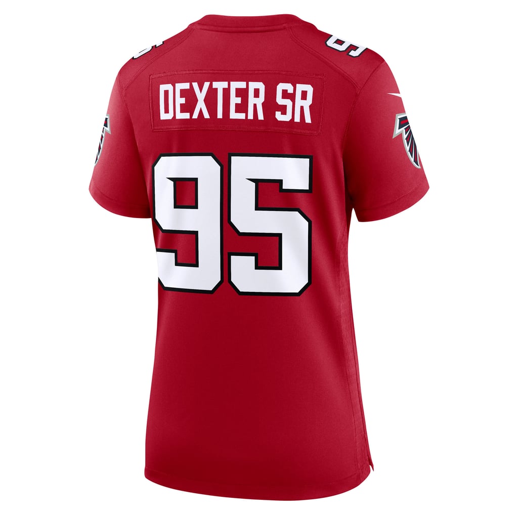 Women's Atlanta Falcons Gervon Dexter Sr. Red Team Game Jersey