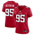 Women's Atlanta Falcons Gervon Dexter Sr. Red Team Game Jersey