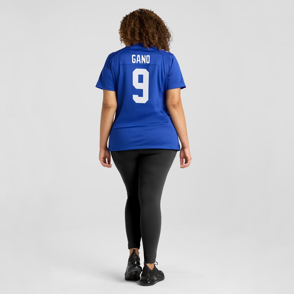 Women's New York Giants Graham Gano Royal Team Game Player Jersey