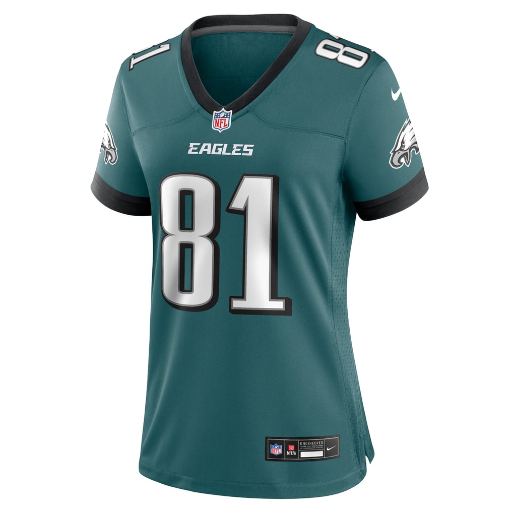 Women's Philadelphia Eagles Grant Calcaterra Midnight Green Team Game Jersey