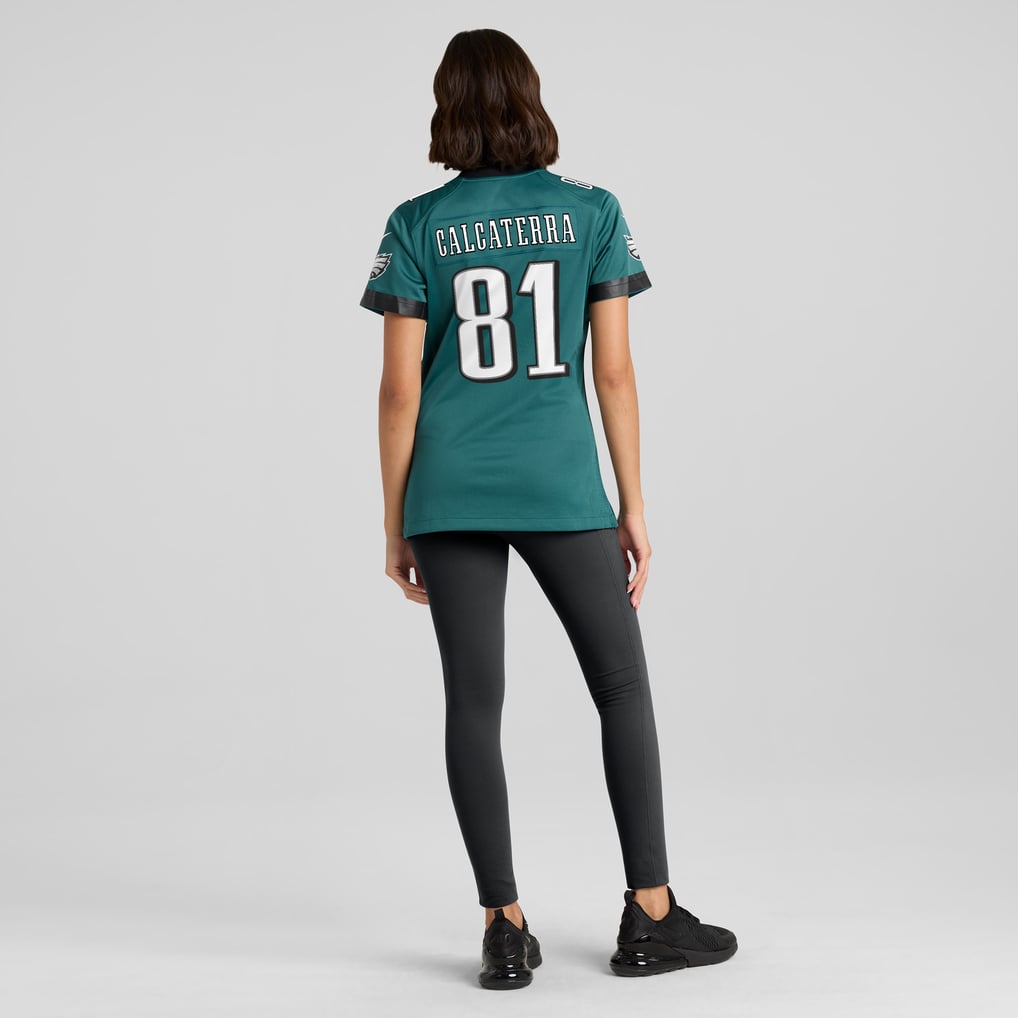 Women's Philadelphia Eagles Grant Calcaterra Midnight Green Team Game Jersey