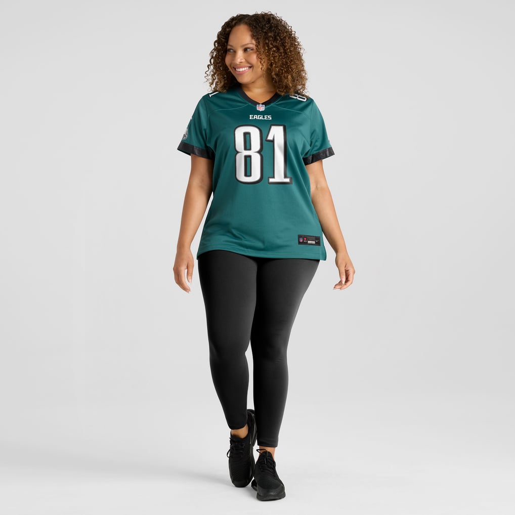 Women's Philadelphia Eagles Grant Calcaterra Midnight Green Team Game Jersey