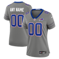 Women's Buffalo Bills Gray Nickel City Custom Game Jersey
