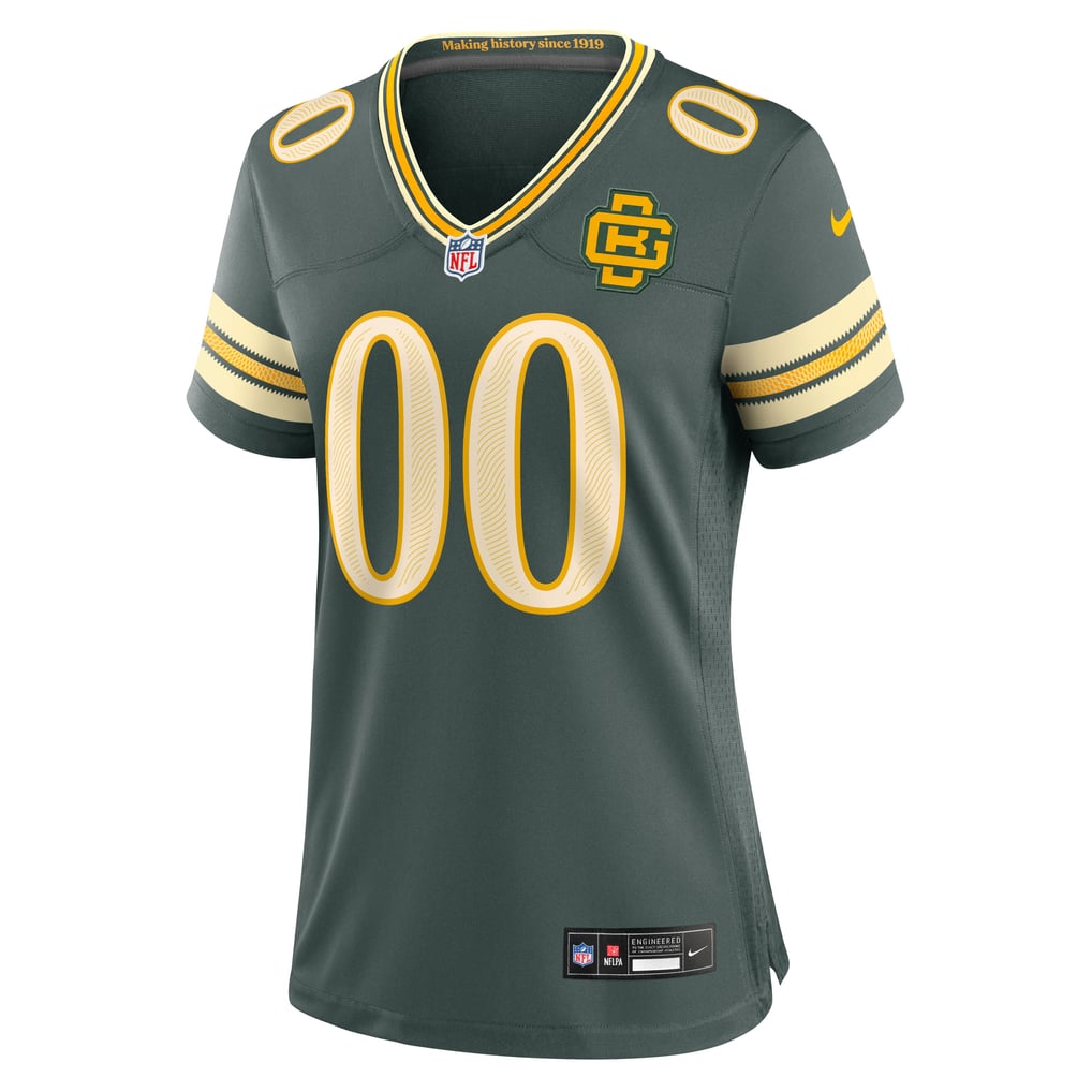 Women's Green Bay Packers Green 2026 Rivalries Collection Game Custom Jersey