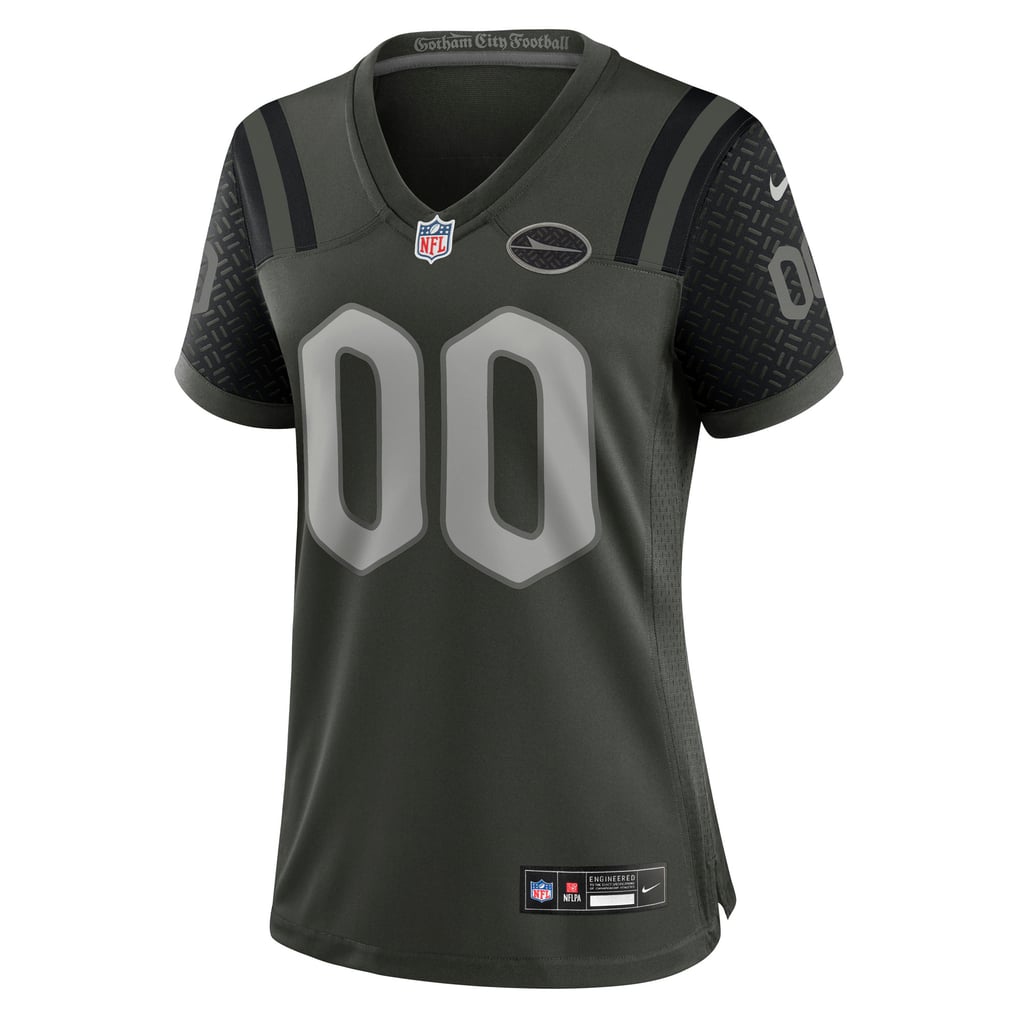 Women's New York Jets Green Rivalries Collection Custom Game Jersey