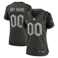 Women's New York Jets Green Rivalries Collection Custom Game Jersey