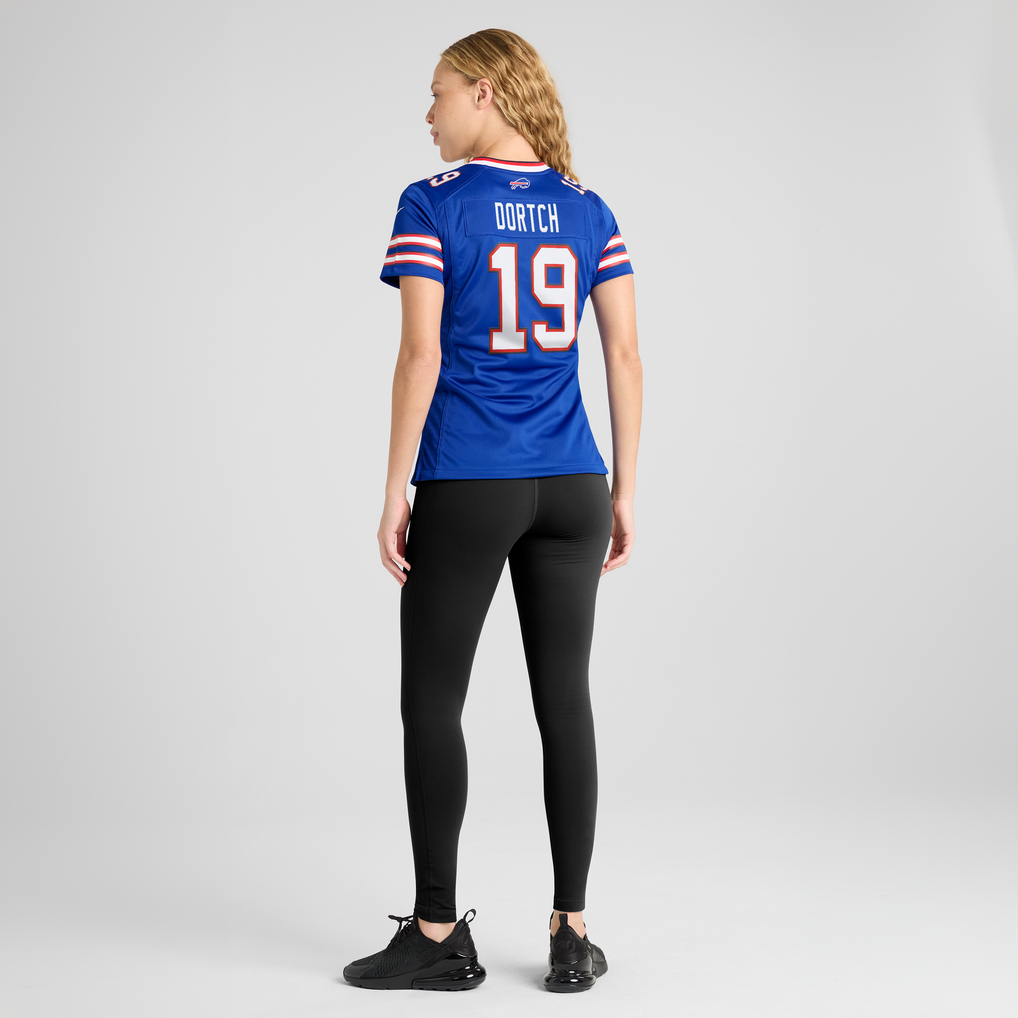 Women's Buffalo Bills Greg Dortch Royal Team Game Jersey