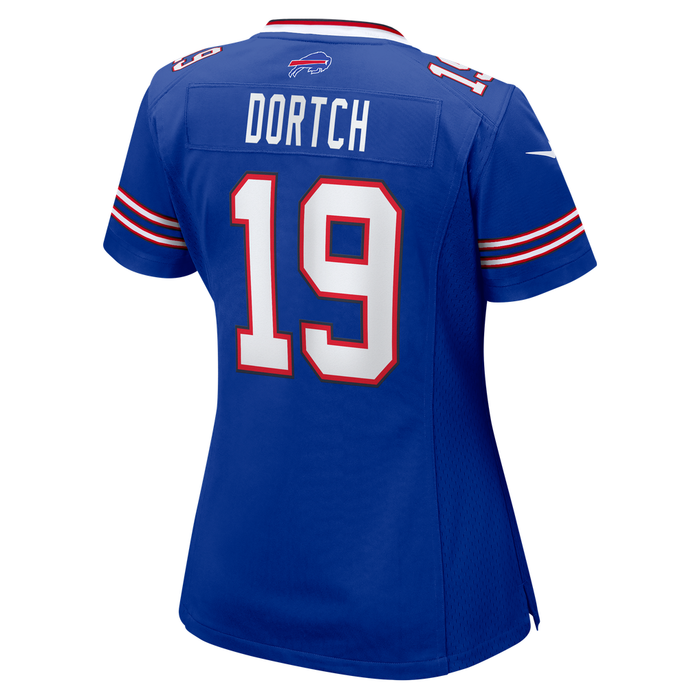 Women's Buffalo Bills Greg Dortch Royal Team Game Jersey