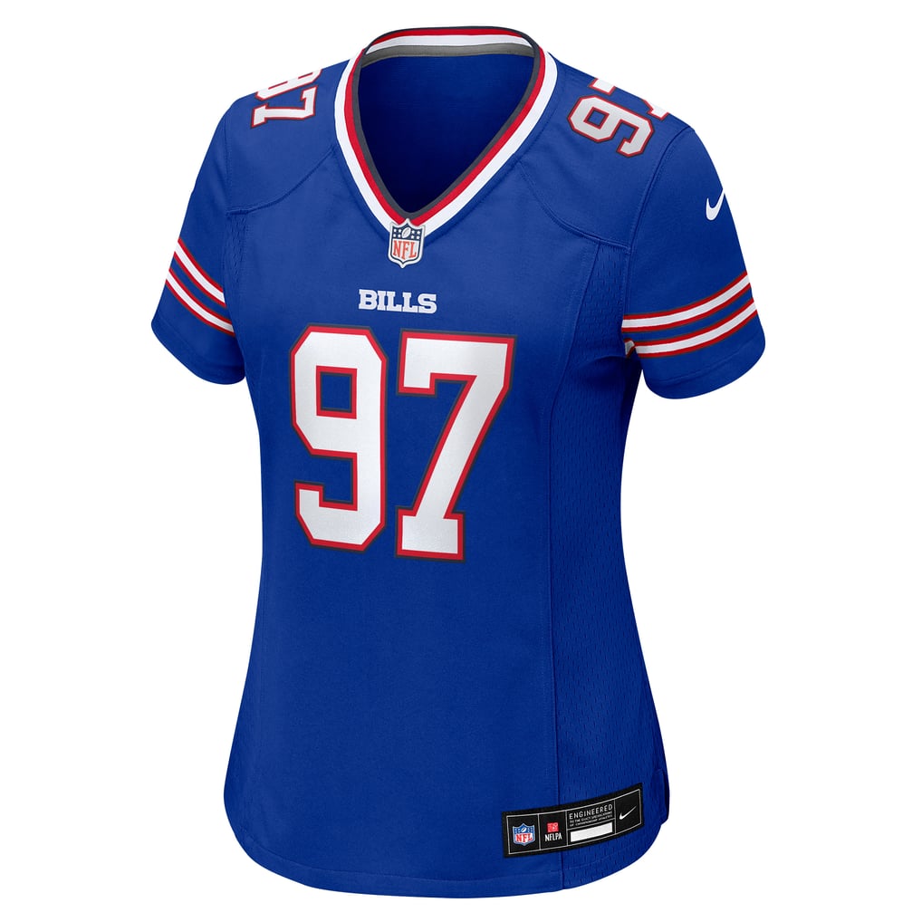 Women's Buffalo Bills Greg Gaines Royal Team Game Jersey