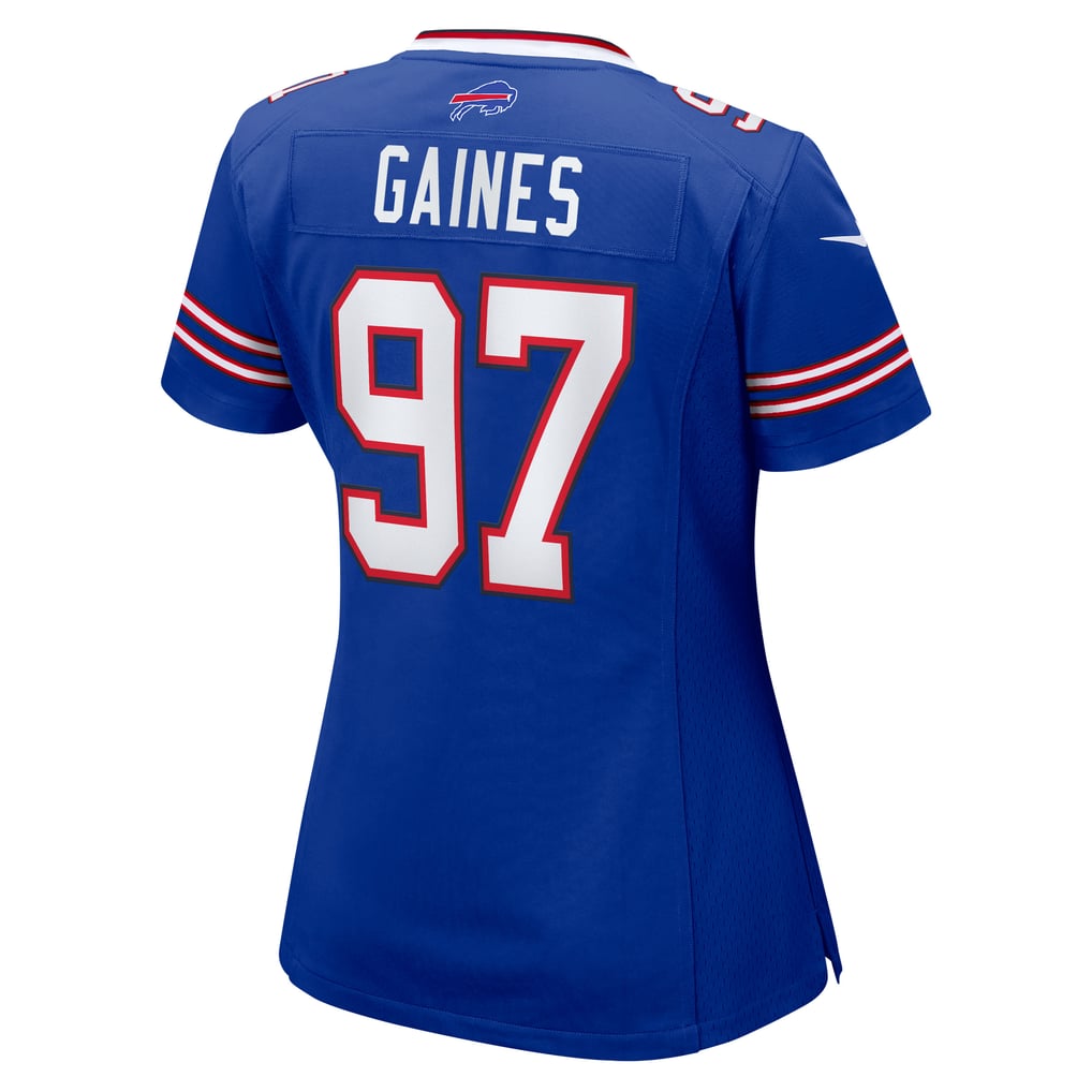 Women's Buffalo Bills Greg Gaines Royal Team Game Jersey