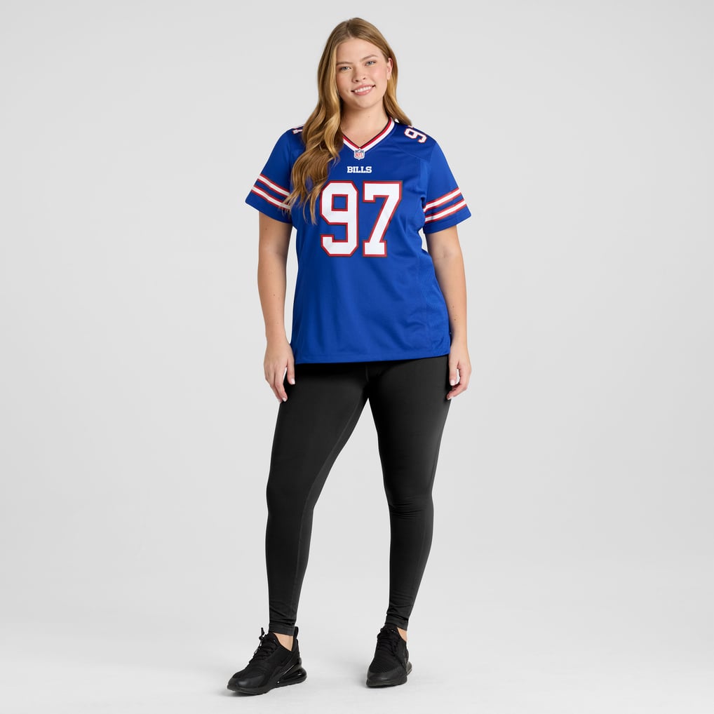 Women's Buffalo Bills Greg Gaines Royal Team Game Jersey