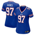 Women's Buffalo Bills Greg Gaines Royal Team Game Jersey