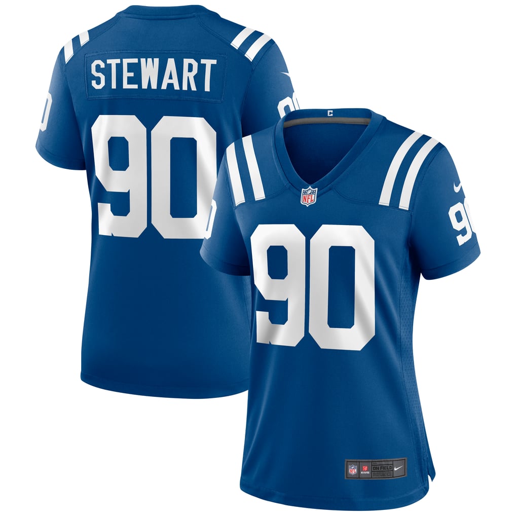 Women's Indianapolis Colts Grover Stewart Royal Game Jersey