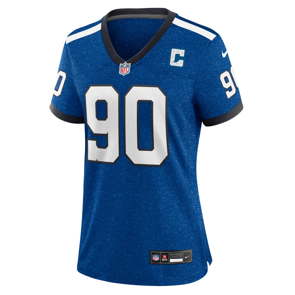 Women's Indianapolis Colts Grover Stewart Royal Indiana Nights Alternate Game Jersey