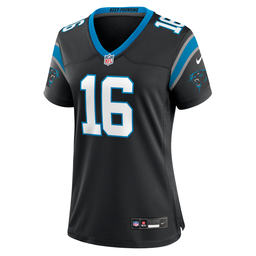 Women's Carolina Panthers Haynes King Black Team Game Jersey