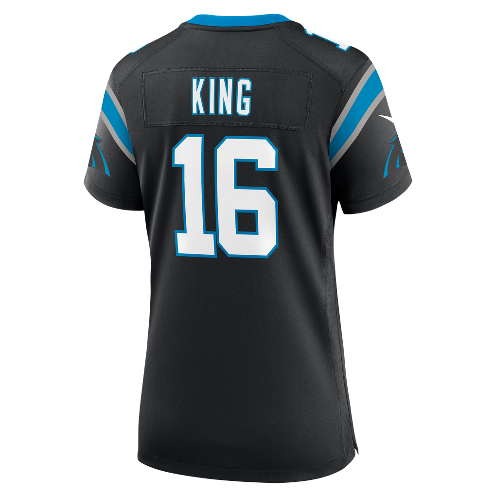 Women's Carolina Panthers Haynes King Black Team Game Jersey