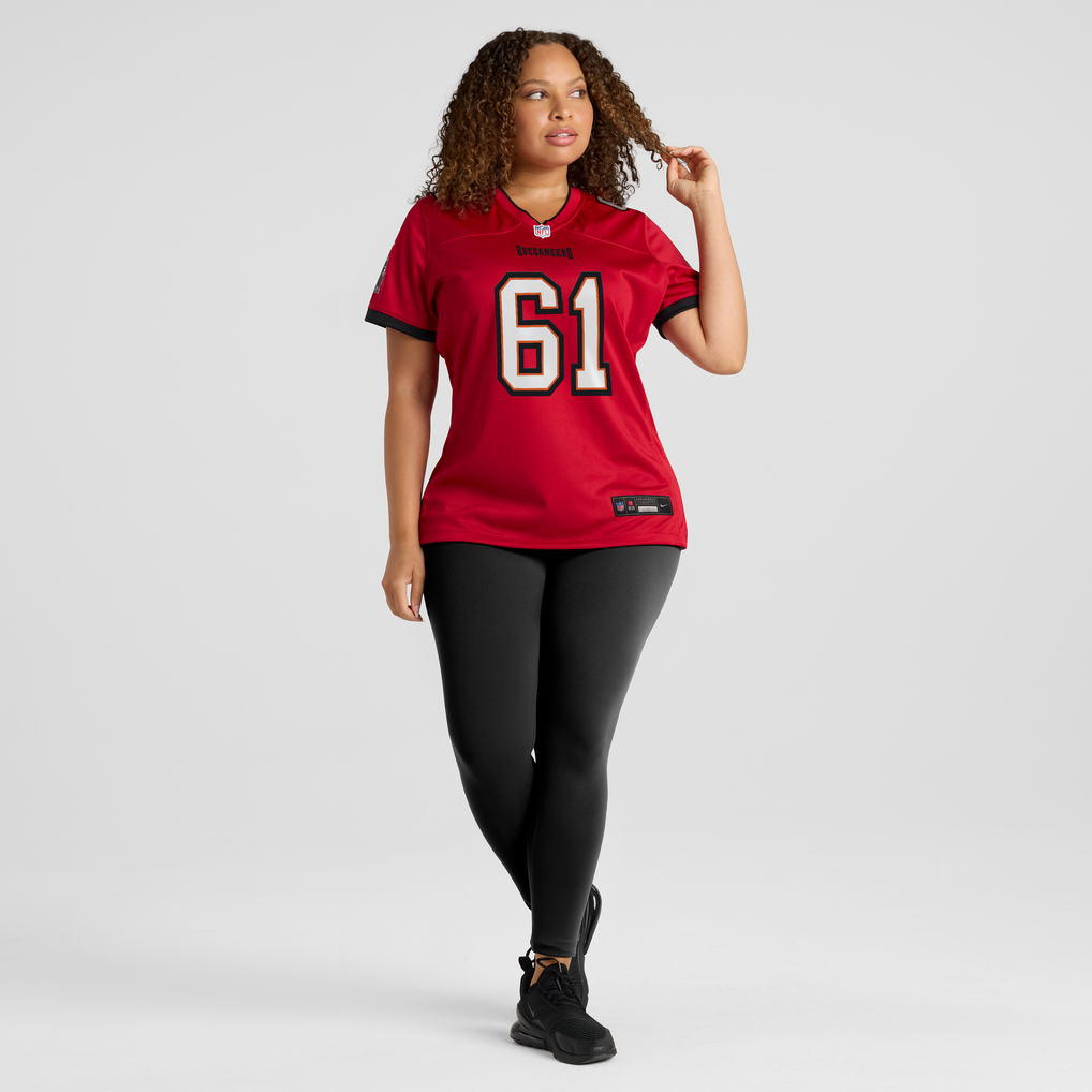 Women's Tampa Bay Buccaneers Henry Lutovsky Red Team Game Jersey