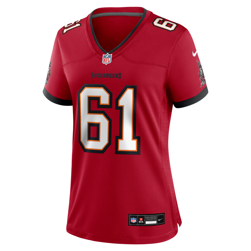 Women's Tampa Bay Buccaneers Henry Lutovsky Red Team Game Jersey