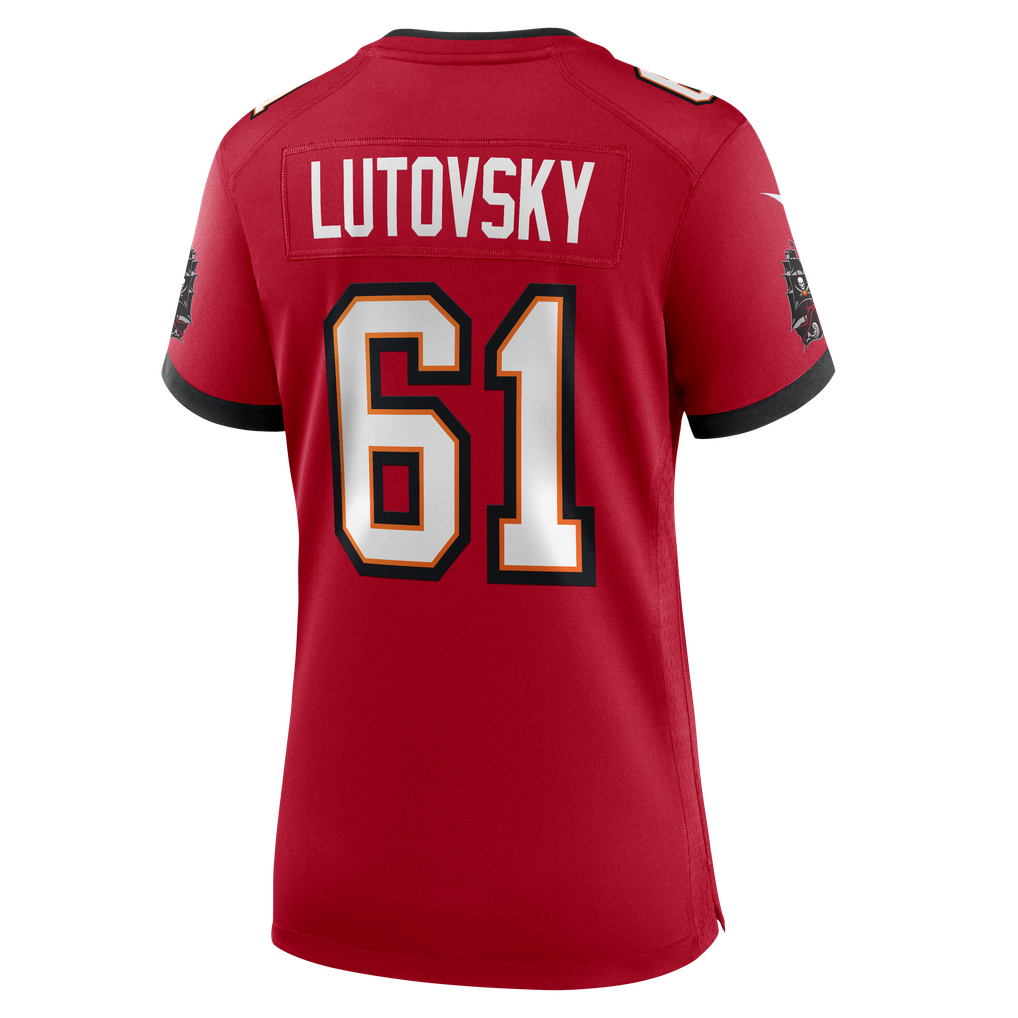 Women's Tampa Bay Buccaneers Henry Lutovsky Red Team Game Jersey