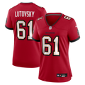 Women's Tampa Bay Buccaneers Henry Lutovsky Red Team Game Jersey