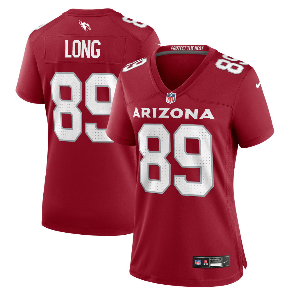 Women's Arizona Cardinals Hunter Long Cardinal Team Game Jersey