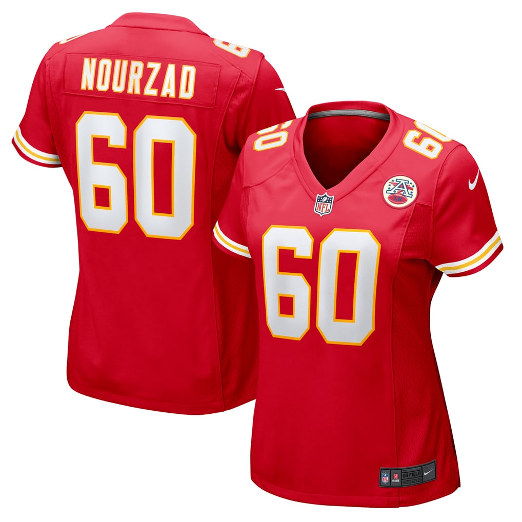 Women's Kansas City Chiefs Hunter Nourzad Red Game Jersey