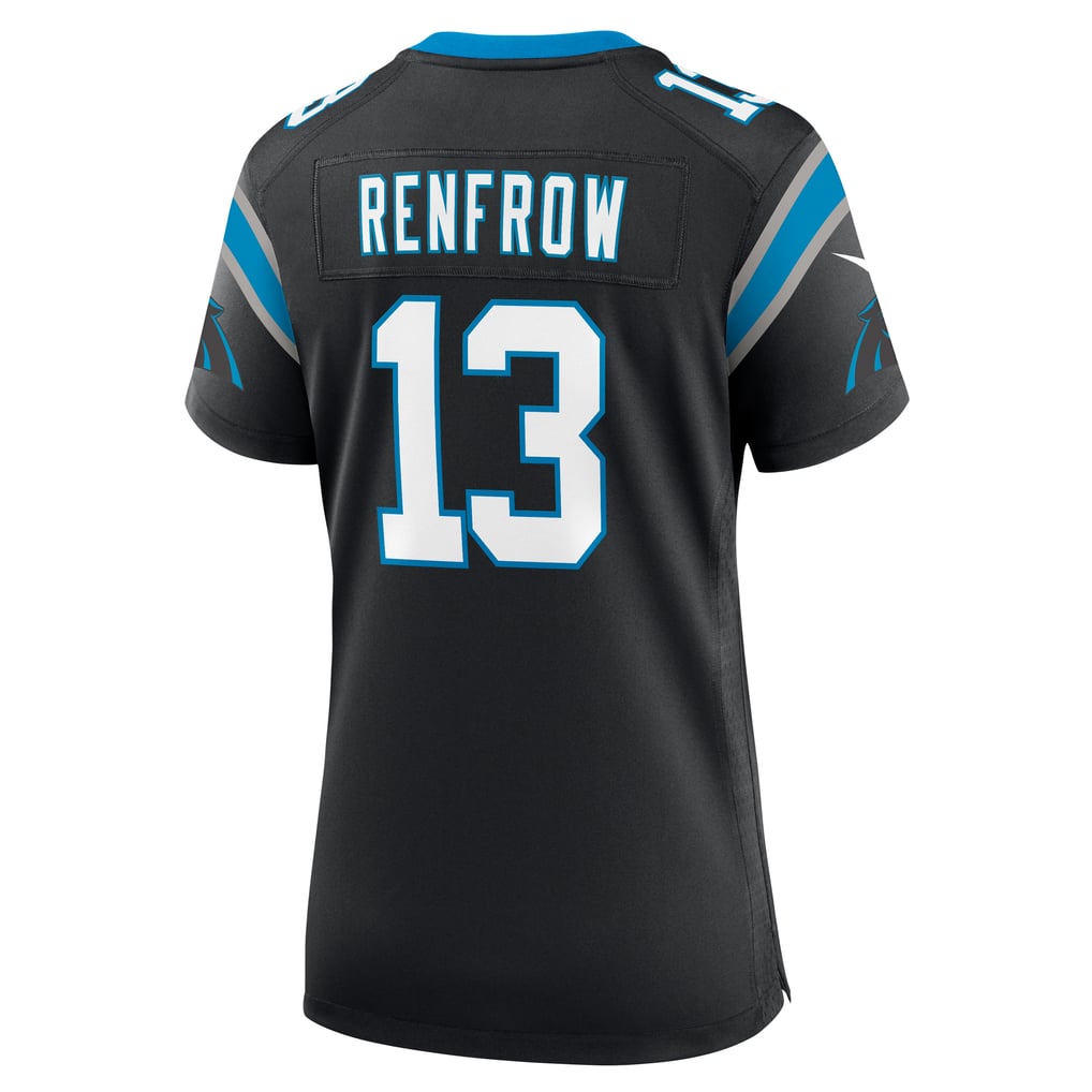 Women's Carolina Panthers Hunter Renfrow Black Team Game Jersey