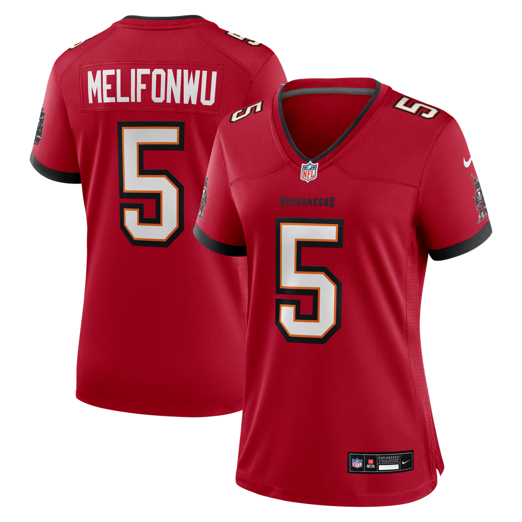 Women's Tampa Bay Buccaneers Ifeatu Melifonwu Red Team Game Jersey