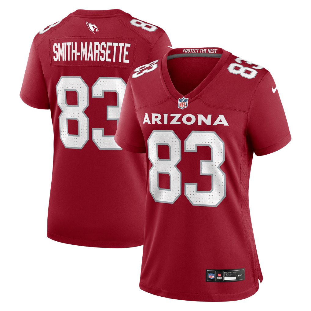 Women's Arizona Cardinals Ihmir Smith-Marsette Cardinal Team Game Jersey