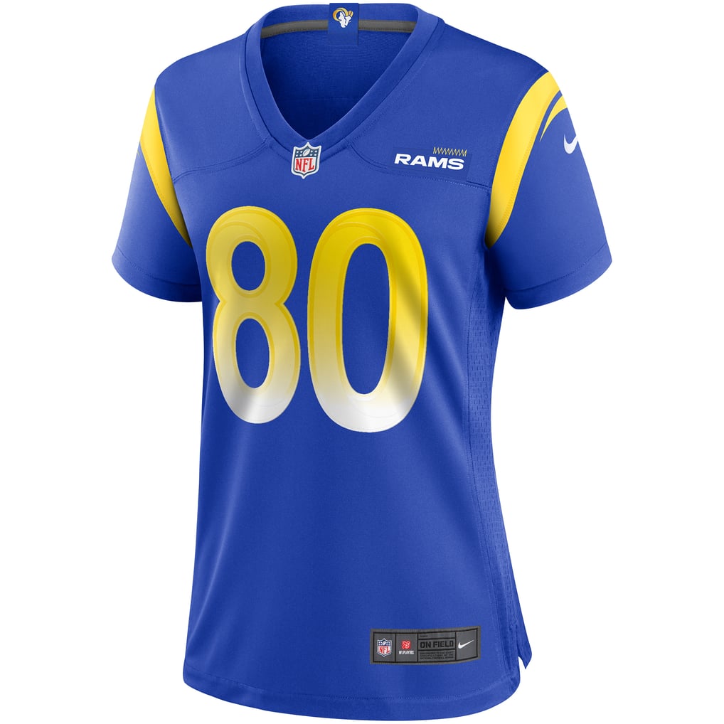 Women's Los Angeles Rams Isaac Bruce Royal Game Retired Player Jersey