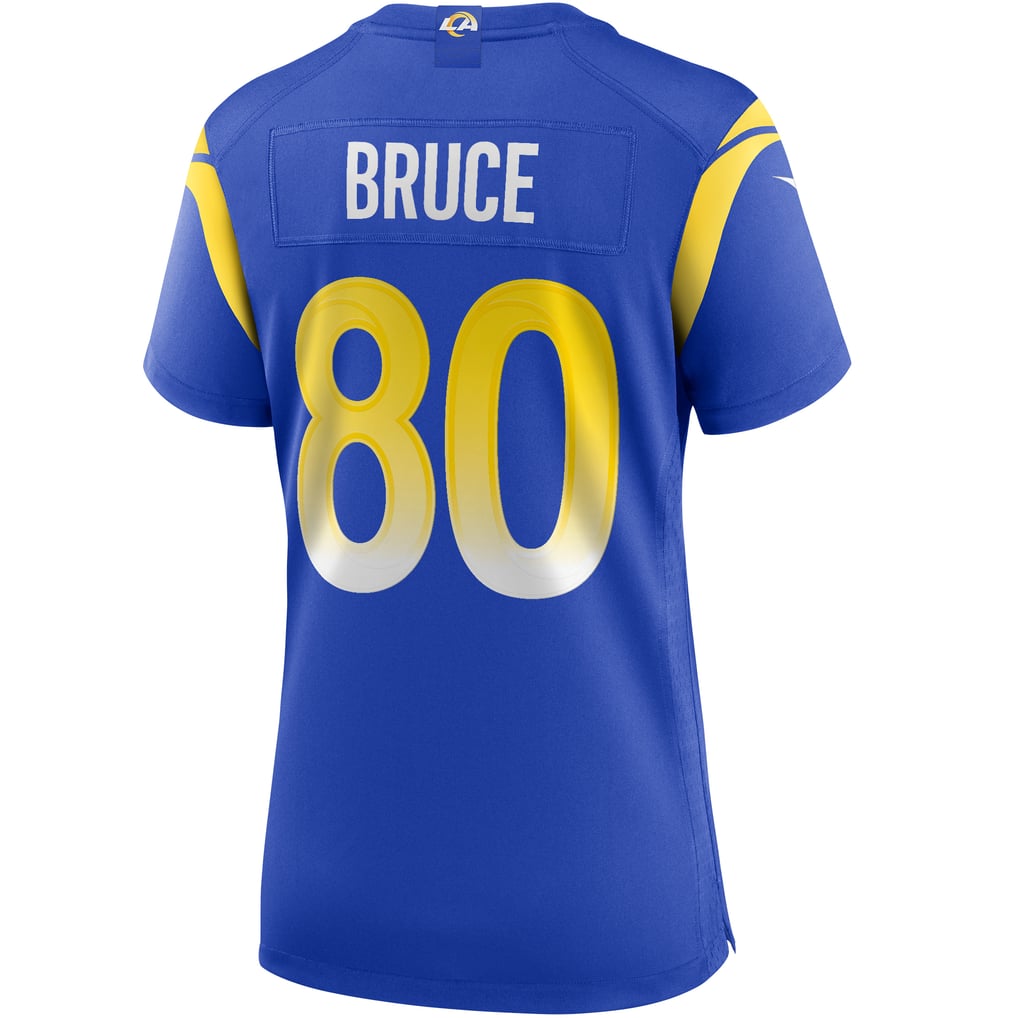 Women's Los Angeles Rams Isaac Bruce Royal Game Retired Player Jersey