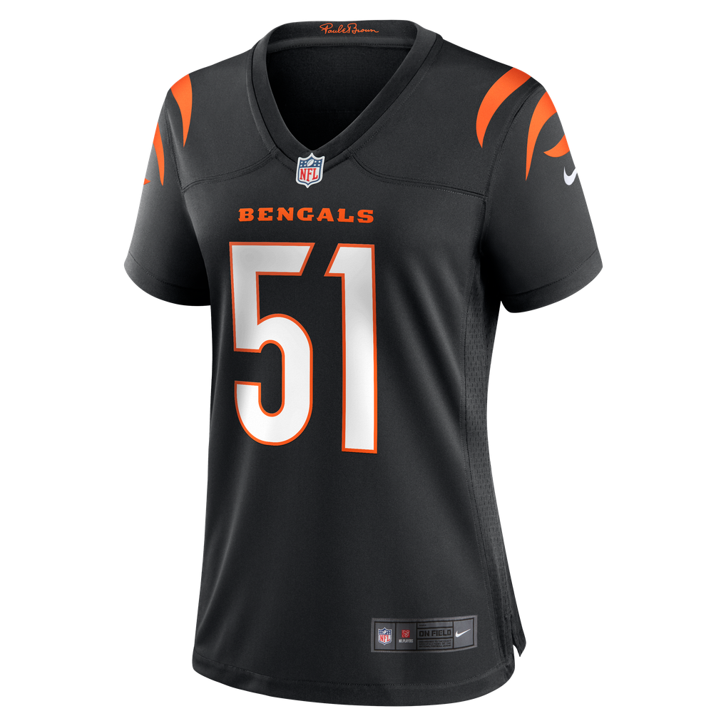 Women's Cincinnati Bengals Isaiah Foskey Black Team Game Jersey