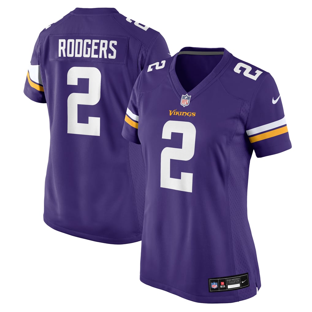 Women's Minnesota Vikings Isaiah Rodgers Purple Team Game Jersey