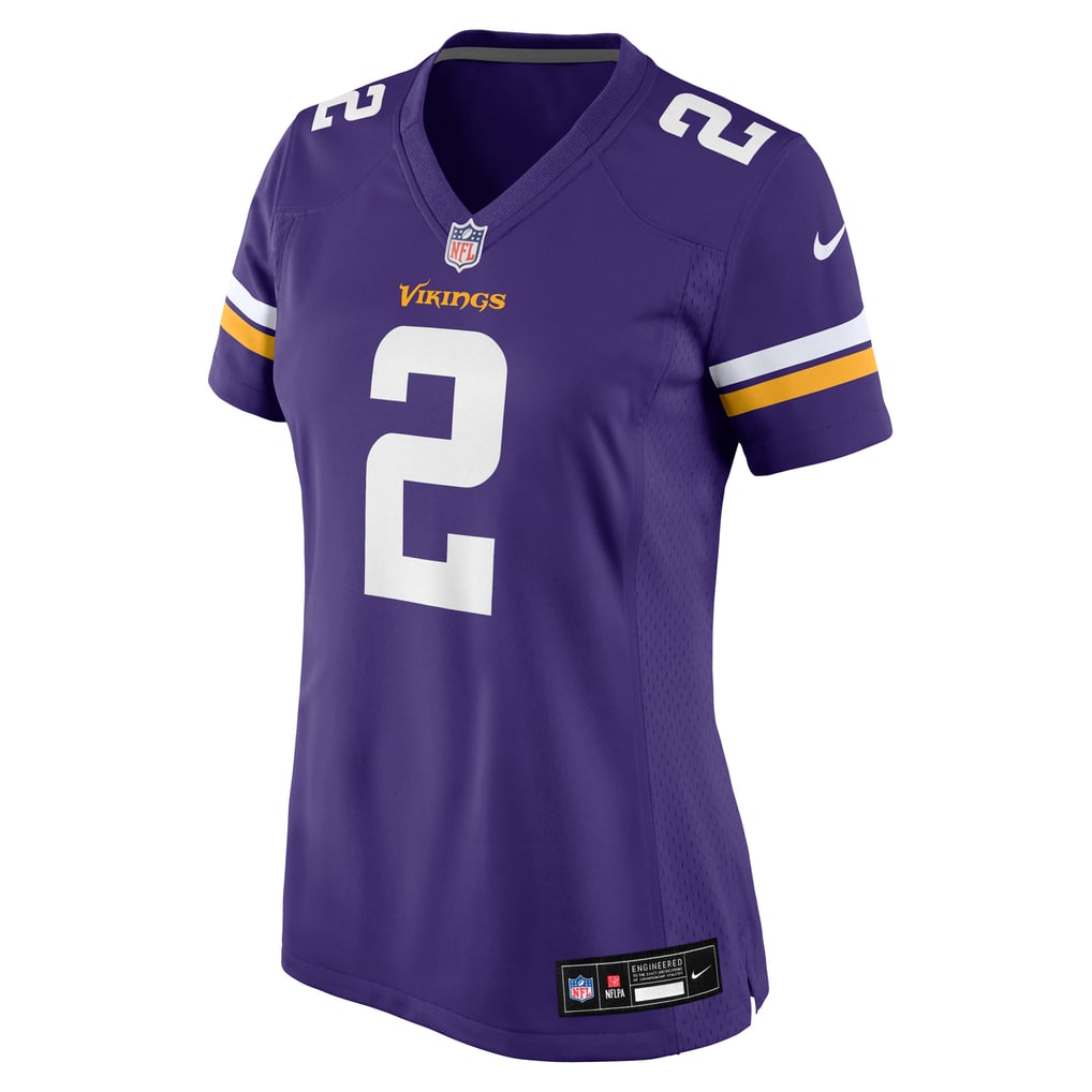 Women's Minnesota Vikings Isaiah Rodgers Purple Team Game Jersey