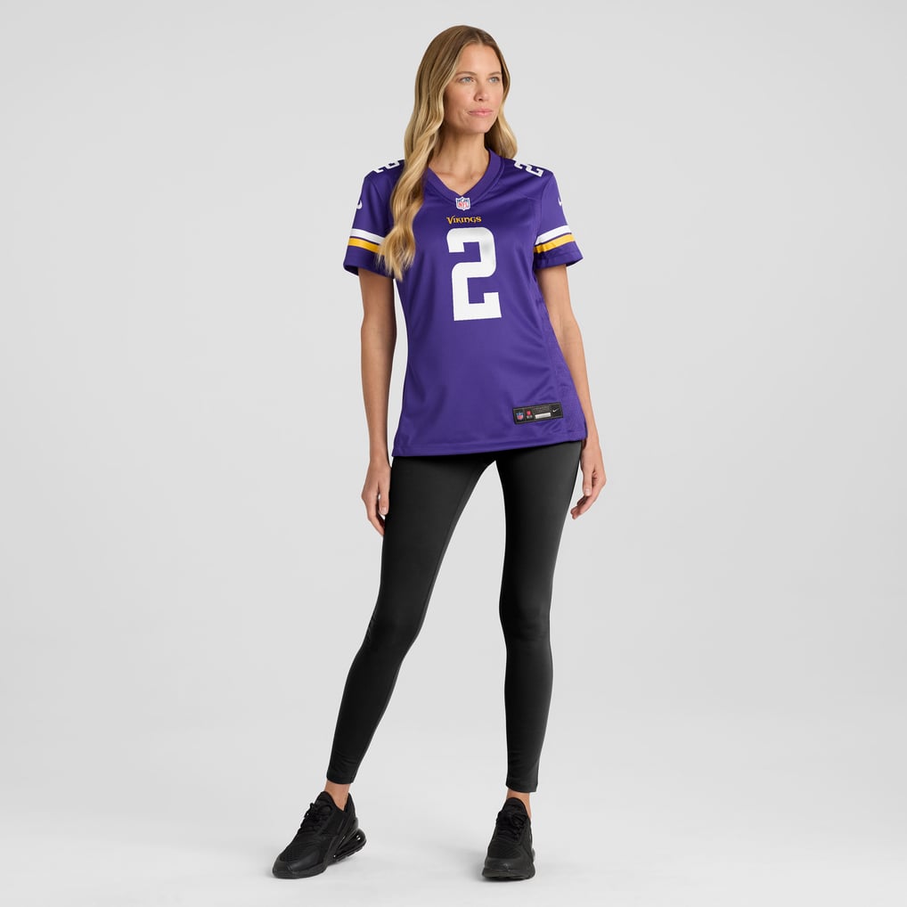 Women's Minnesota Vikings Isaiah Rodgers Purple Team Game Jersey