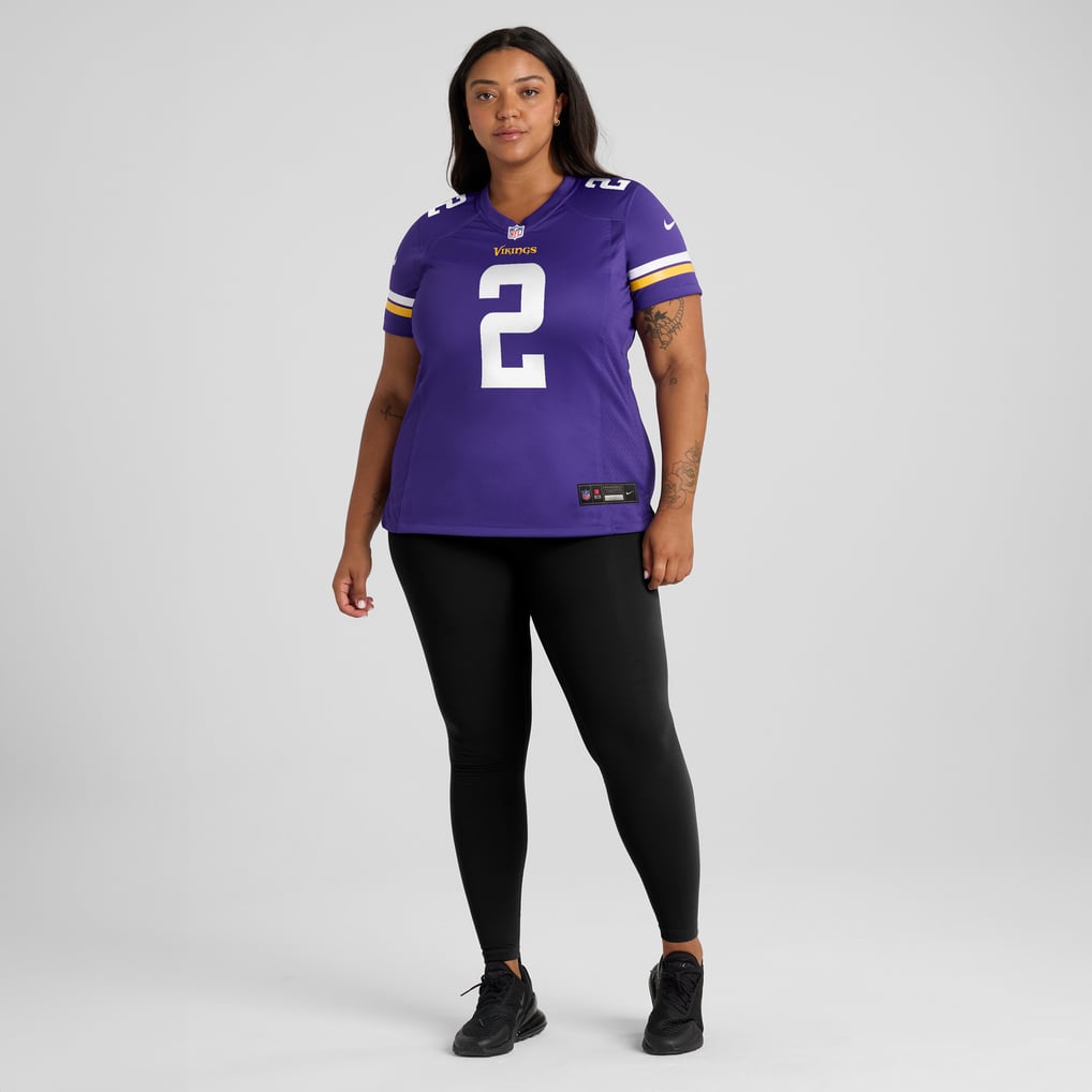Women's Minnesota Vikings Isaiah Rodgers Purple Team Game Jersey