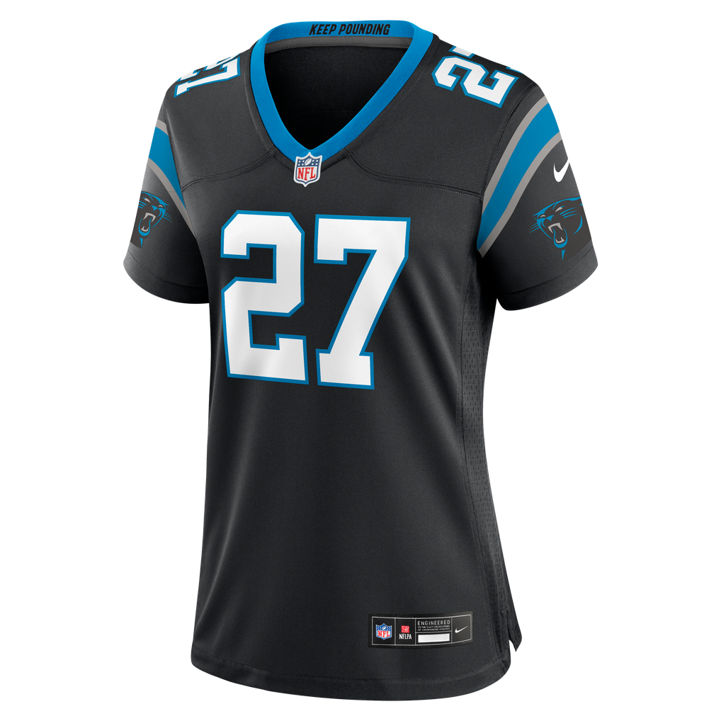 Women's Carolina Panthers Isaiah Simmons Black Team Game Jersey